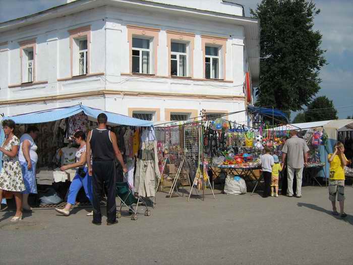 Елатьма. Рынок.