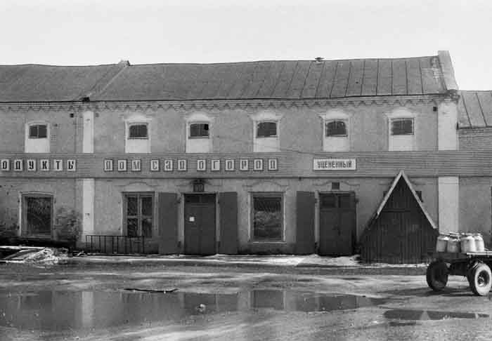 Елатьма. Исторические торговые здания в центре города. Фото Зиновина Н.Г. 1998 г.