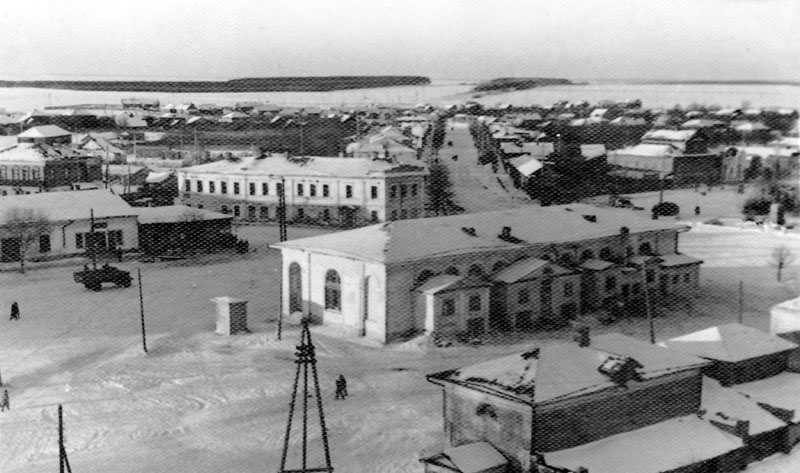 Центр Елатьмы. Вид с каланчи.