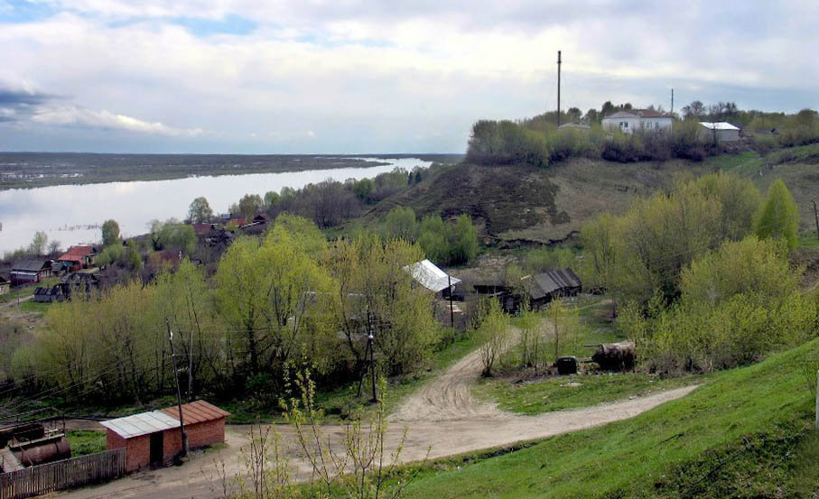 Елатьма. Вид на реку Оку.