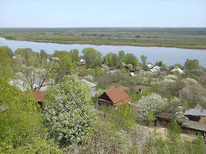 Фото Н.А.Егоровой "Сады цветут". Елатьма 30.04.2008 г.